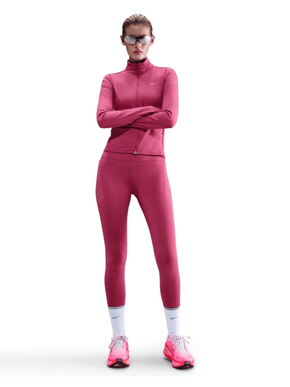 🏃‍♀️‍➡️ NWT Nike Women’s Swift High-Waisted Beet Pink 7/8 Length Leggings